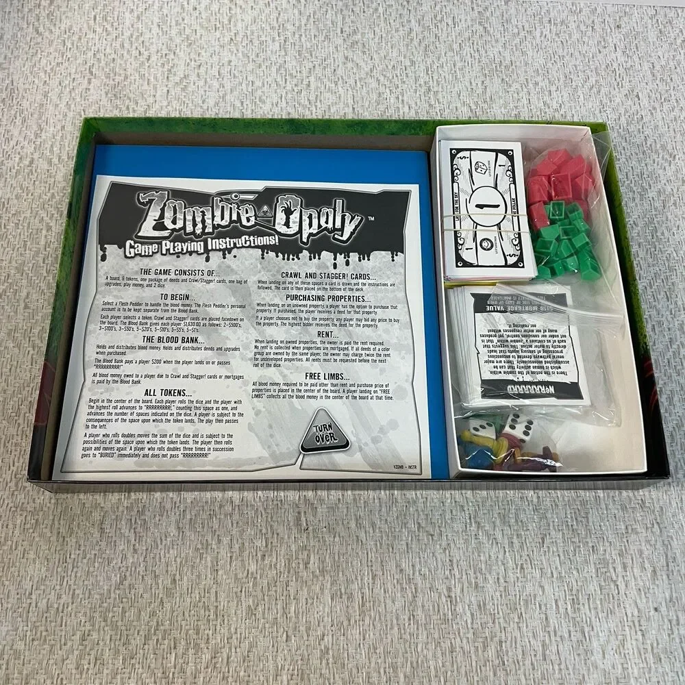 Late for the Sky zombie opoly